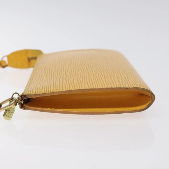 LOUIS VUITTON Epi Pochette Accessoires Pouch Yellow - Picture 4 of 15